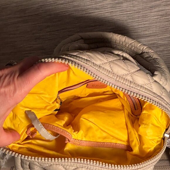 MZ Wallace Small Sutton Crossbody Bag in Cream - Picture 13 of 15